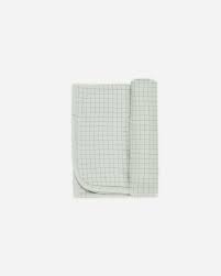 Organic Bamboo Swaddle | Sage Grid