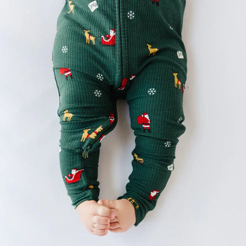 Bamboo Sleeper w/ Fold-Over Feet | Santa's Sleigh