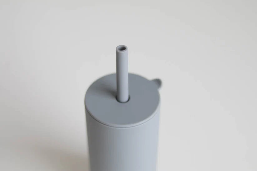 Kid Silicone Straw Cups | Sky