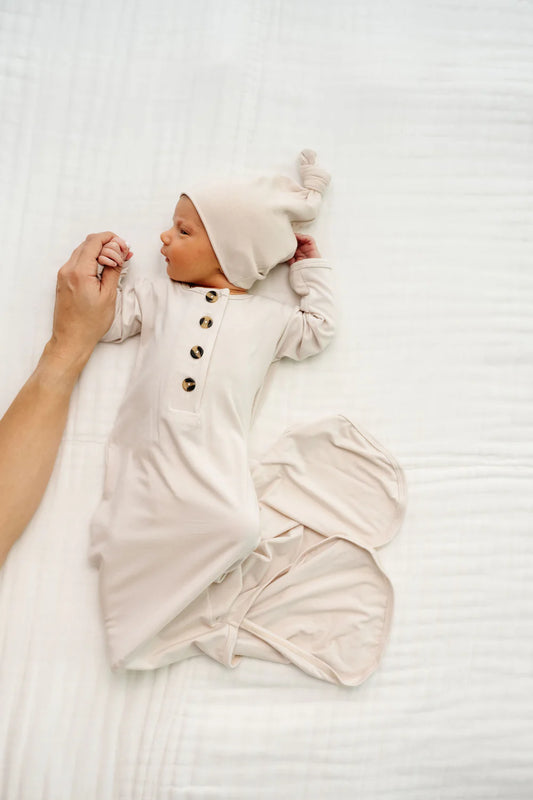 Knotted Gown | Winnie (Taupe)