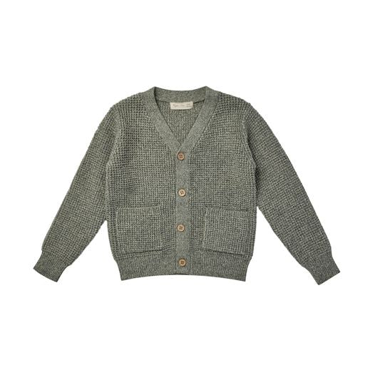 Button Cardigan | Marine