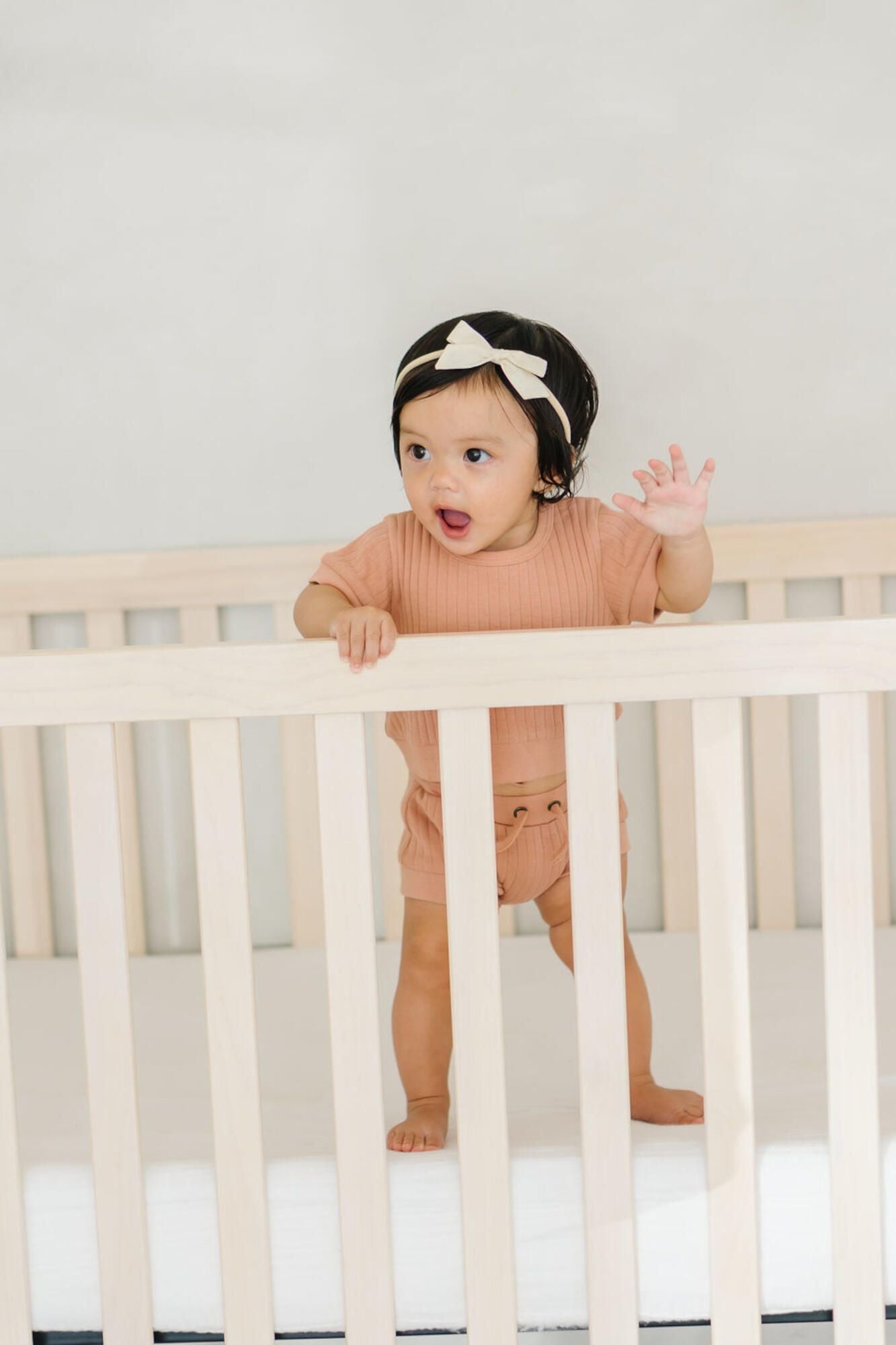Ribbed Tee & Shortie Set | Adobe