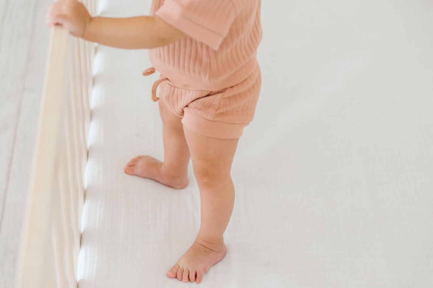 Ribbed Tee & Shortie Set | Adobe