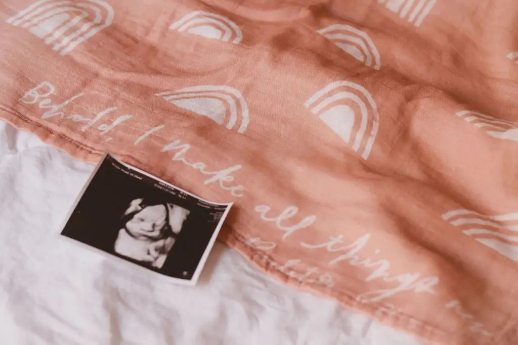 All Things New Rainbow Swaddle | Pink