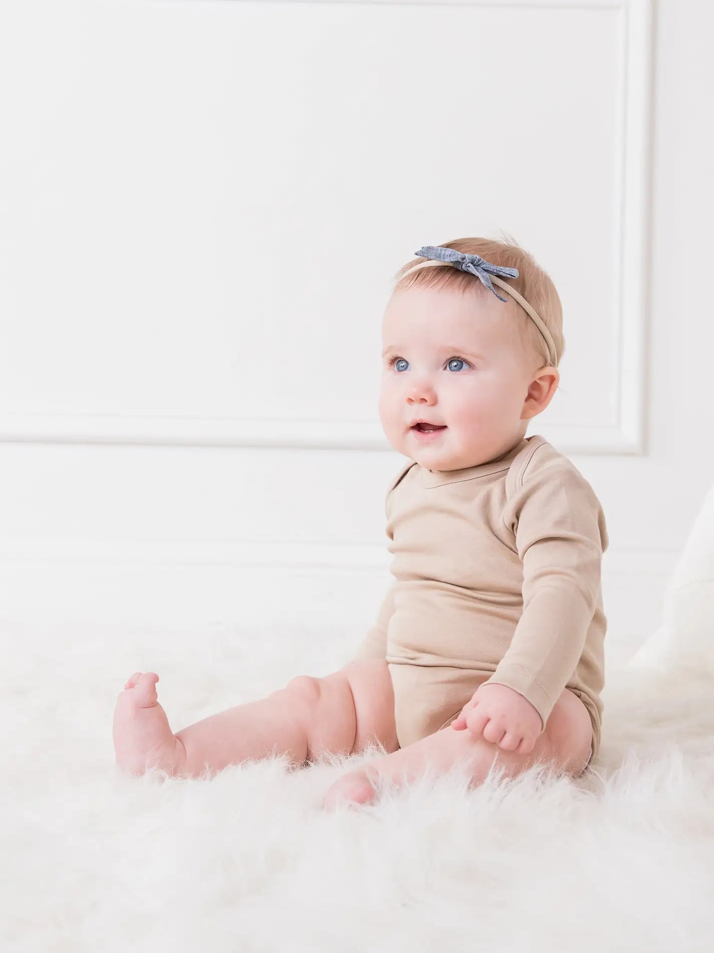 Classic Long Sleeve Bodysuit | Clay