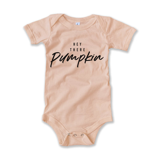 Hey There Pumpkin | Pink Bodysuit