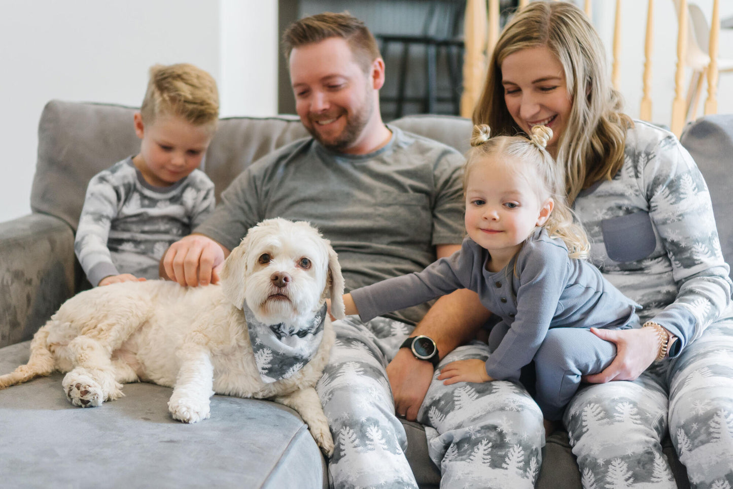 Women's Holiday Lounge Set with Cap | Winter Wonderland