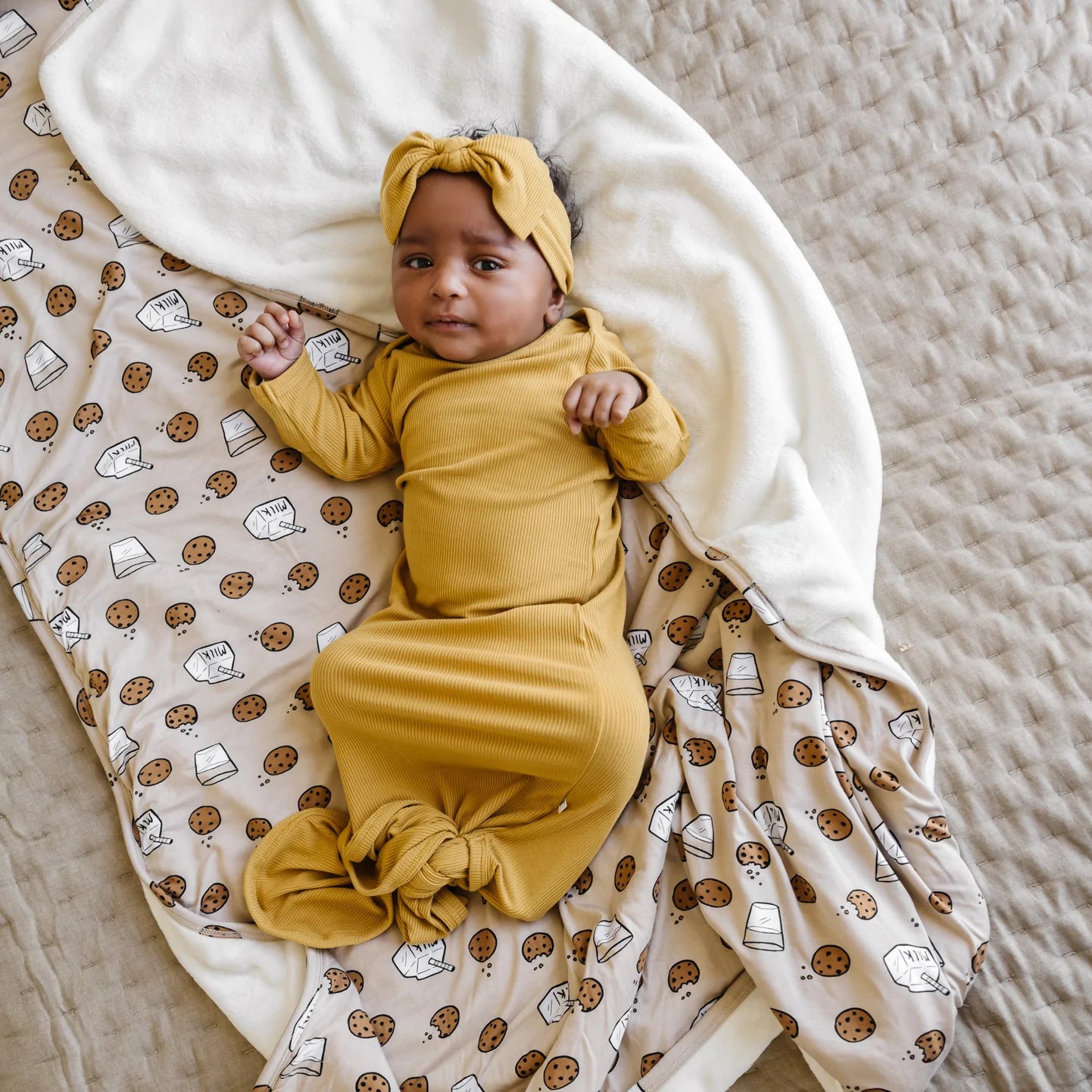Ribbed Bow | Mustard