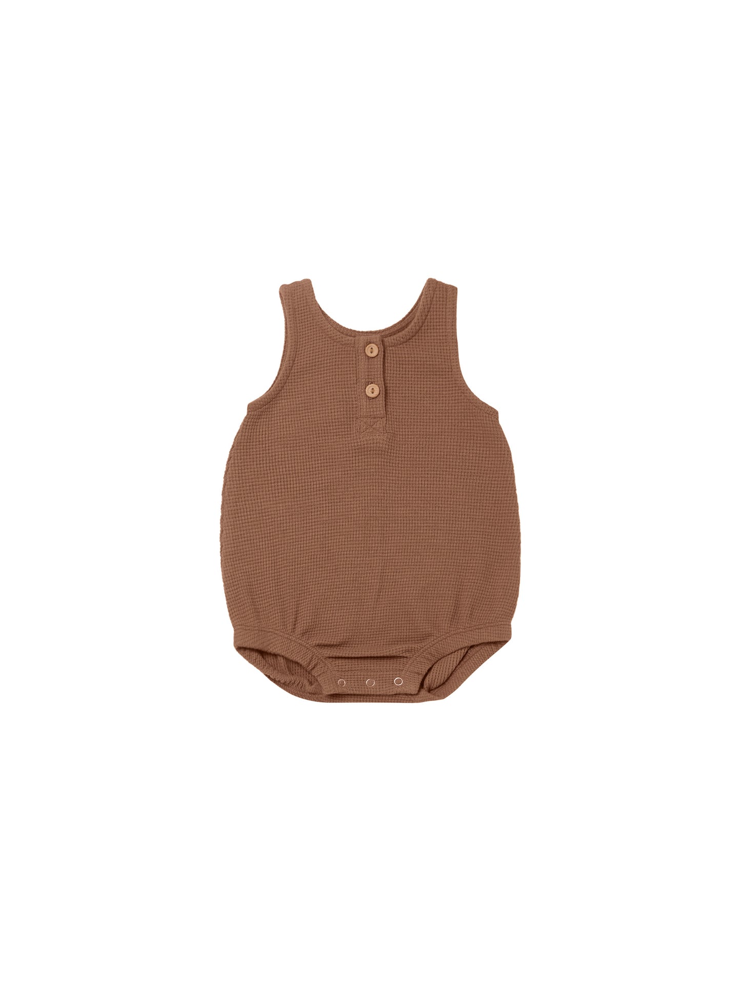 Waffle Sleeveless Bubble Romper | Sienna