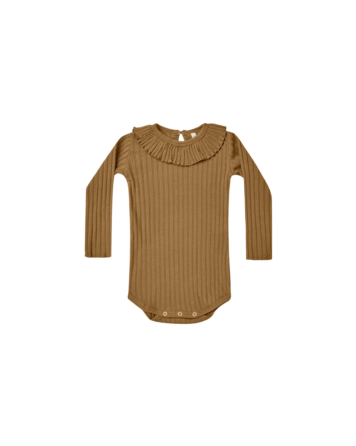 Ruffle Collar Bodysuit | Chartreuse