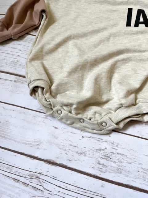 Baggy Sweatshirt Romper || Iowa