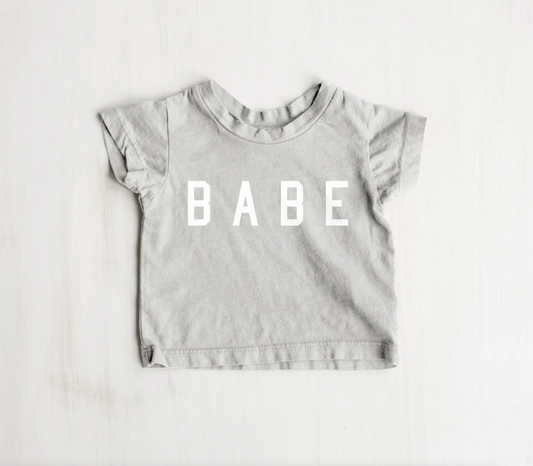 BABE Tee | Light Grey