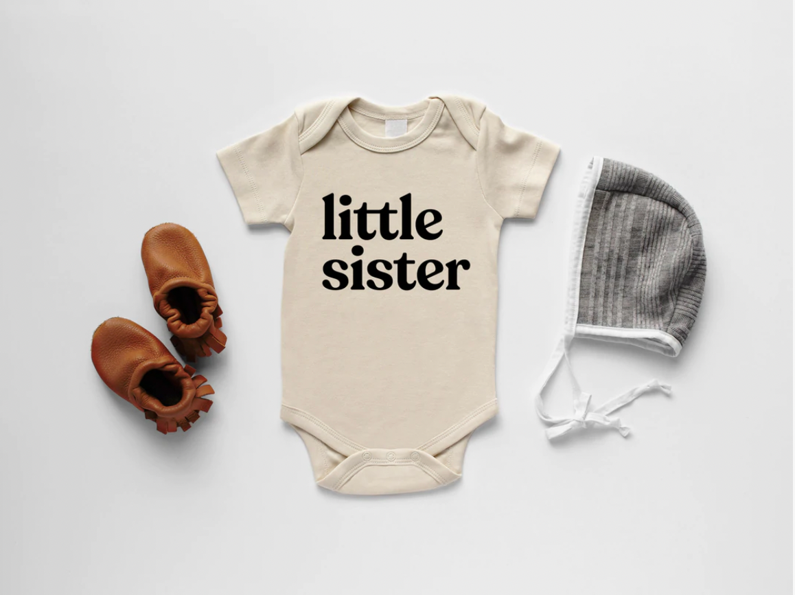 Short Sleeve Onesie | Little Sister