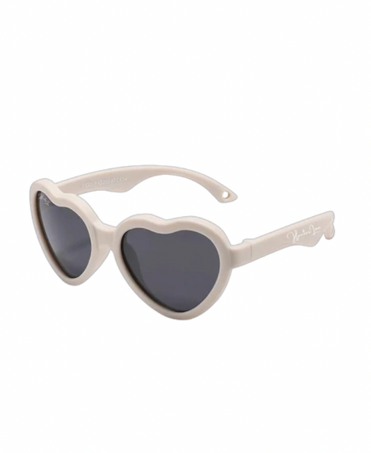 Baby Bendi Polarized Sunglasses | White Heart