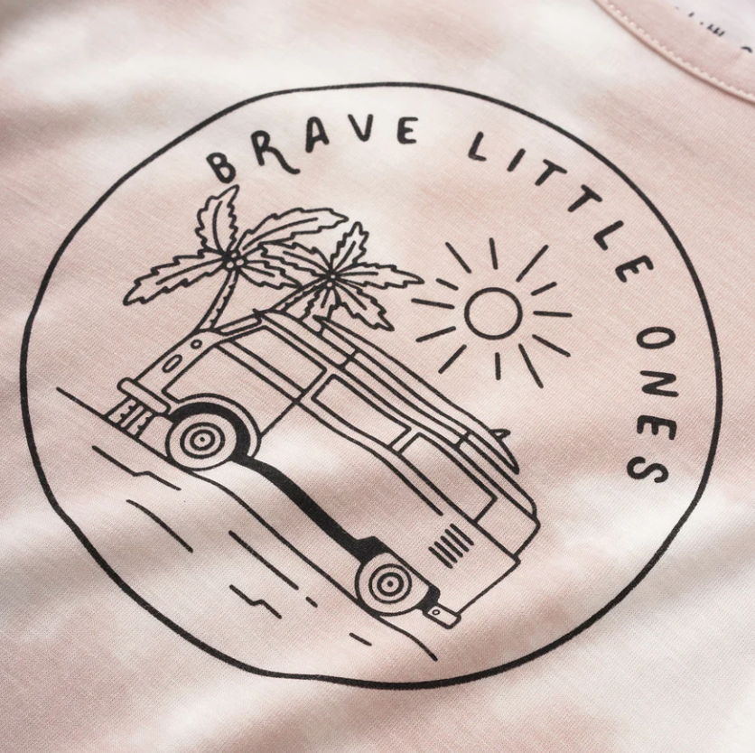 Tie Dye VW Print Tank | Tan