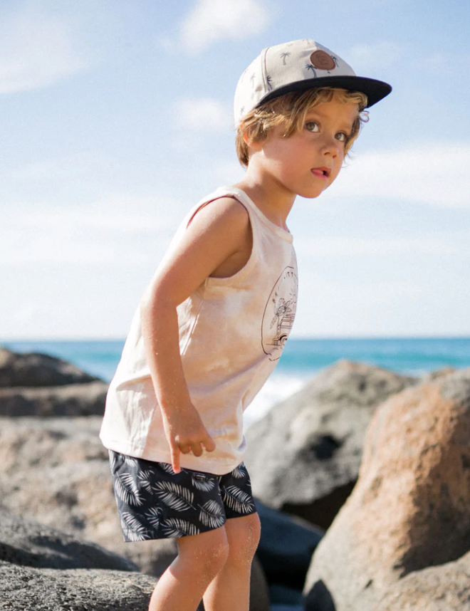 Tie Dye VW Print Tank | Tan