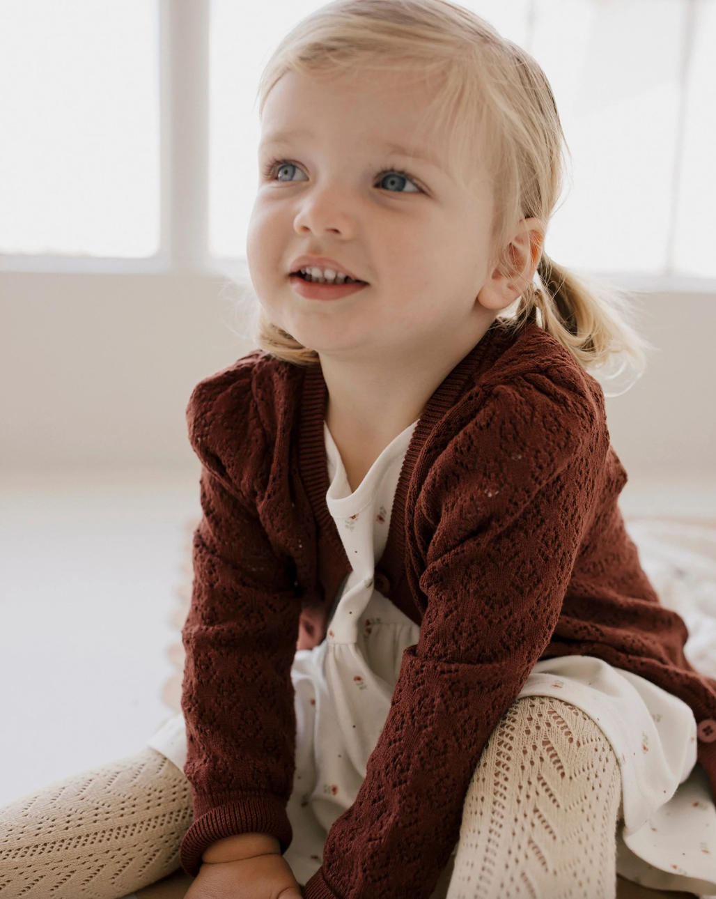 Zoey Cardigan | Cherry Mahogany