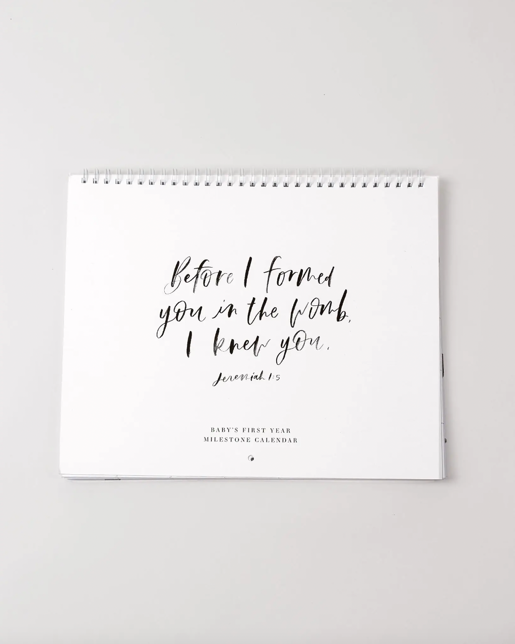 Baby Milestone Calendar