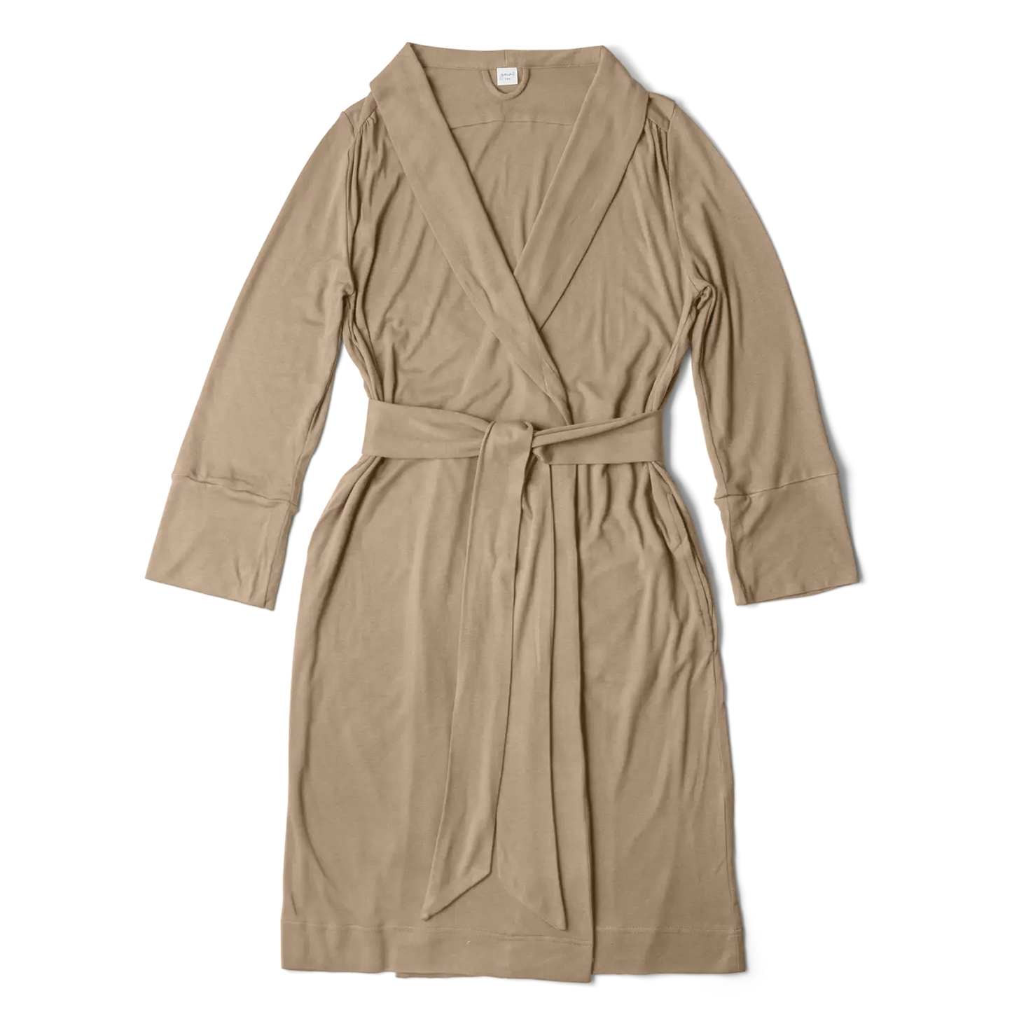 Viscose Organic Cotton Womens Robe | Sandstone