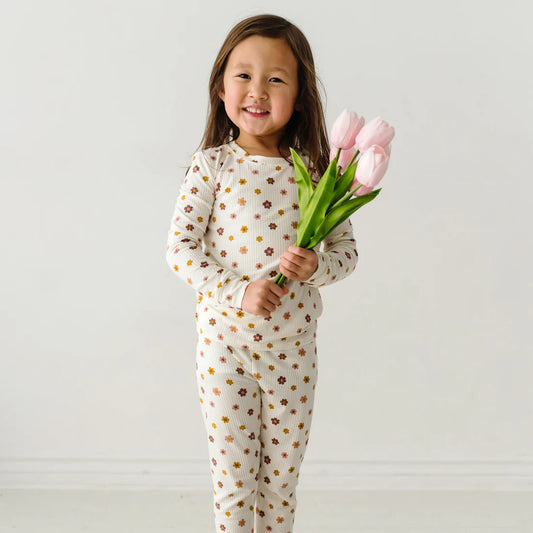 Bamboo Pajama Set | Pink Daisies