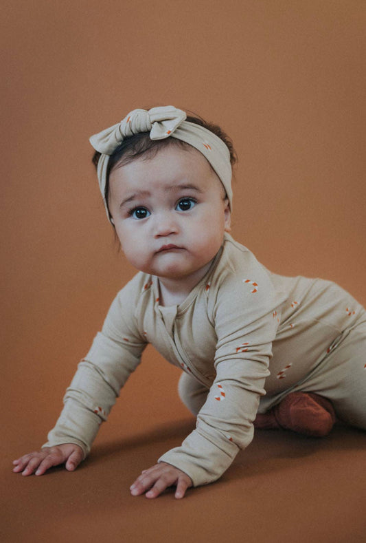 Bamboo Zip Romper | Candy Canes