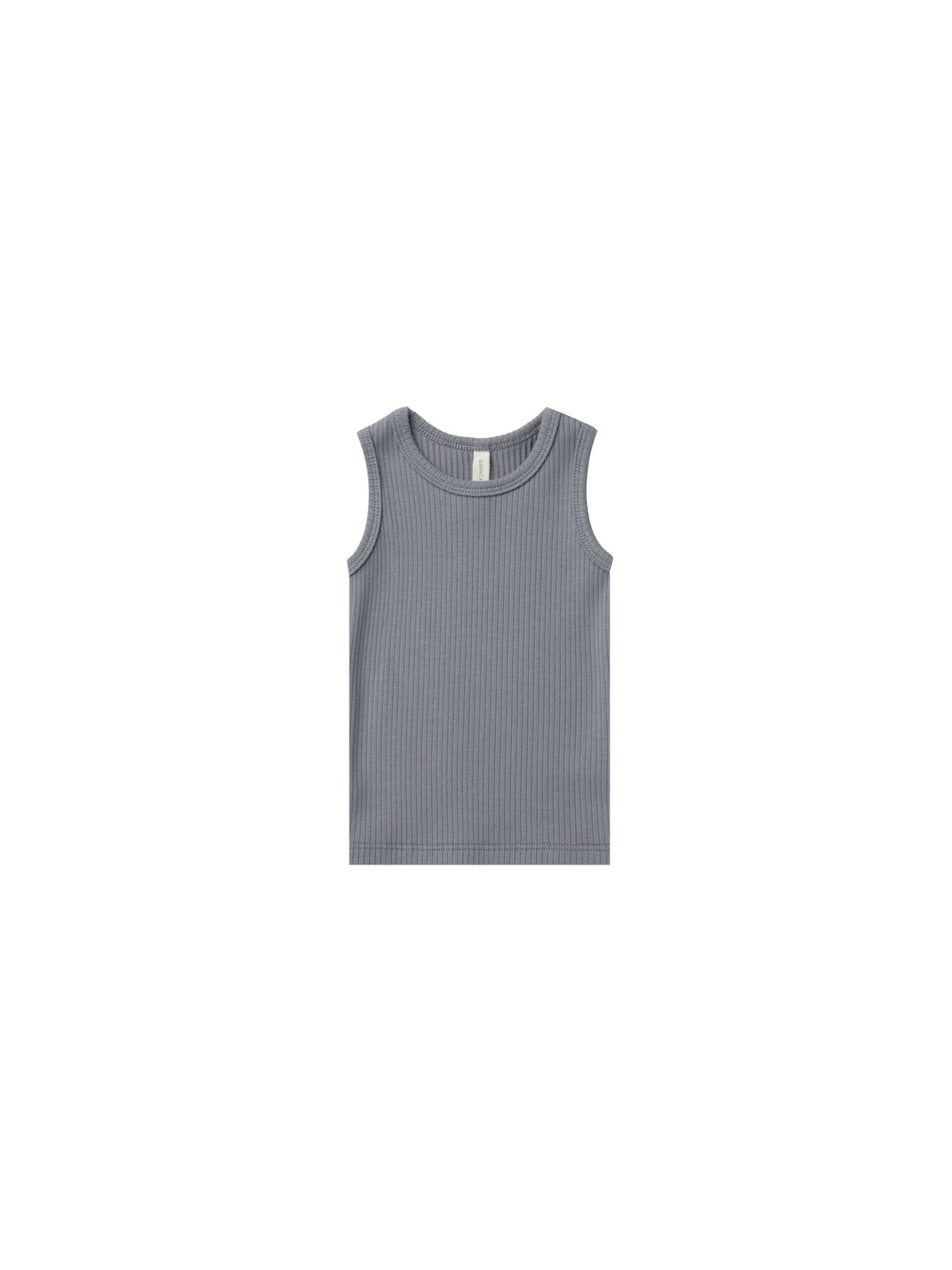 Ribbed Tank Top | Washed Indigo
