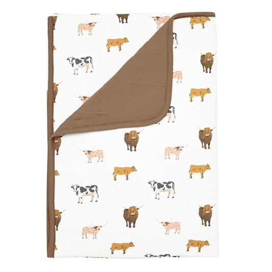 Toddler Blanket 1.0 TOG | Moo (Cows)