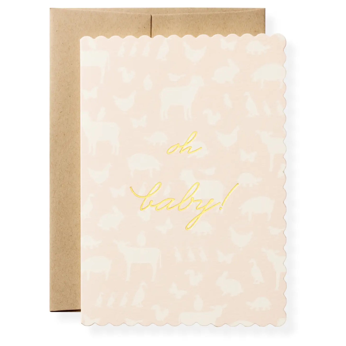 Oh Baby Girl Greeting Card
