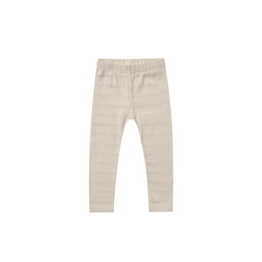 Cinched Ribbed Legging | Natural