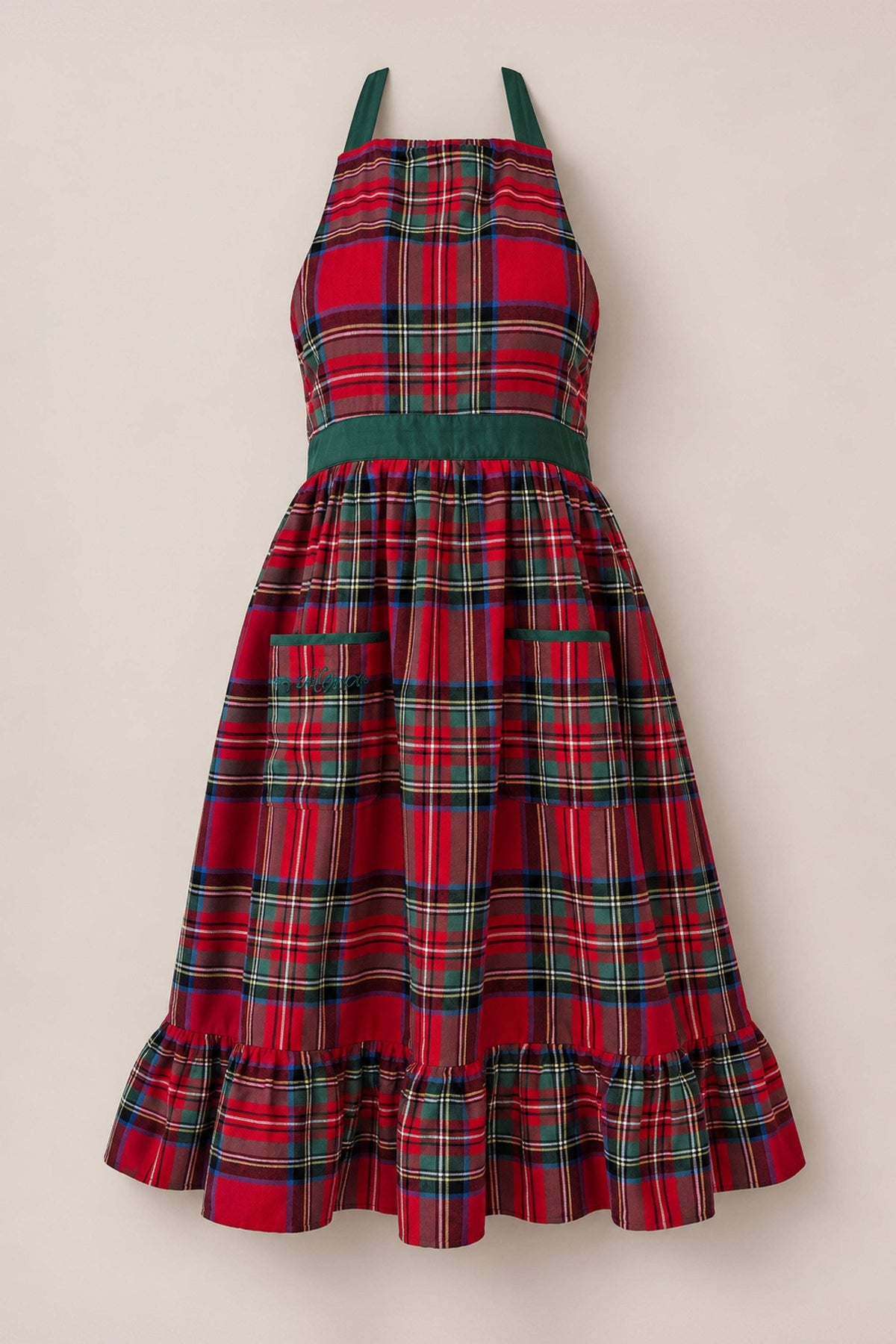 Women's Ivy Apron | Holiday Plaid