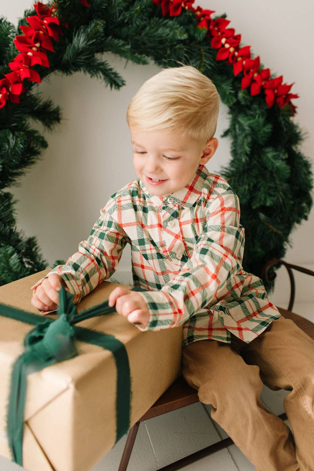 Button Down in Classic Plaid