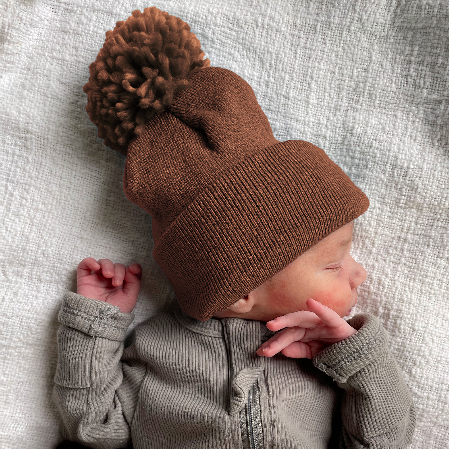 Baby's First Hat | Sandalwood Pom