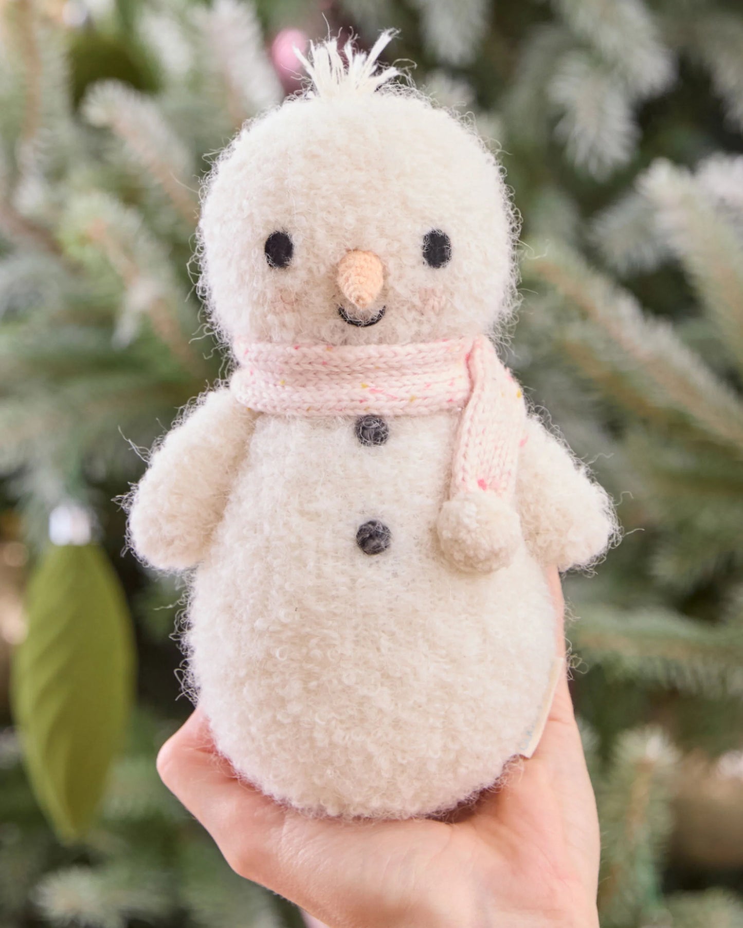 Baby Snowman (blush scarf)