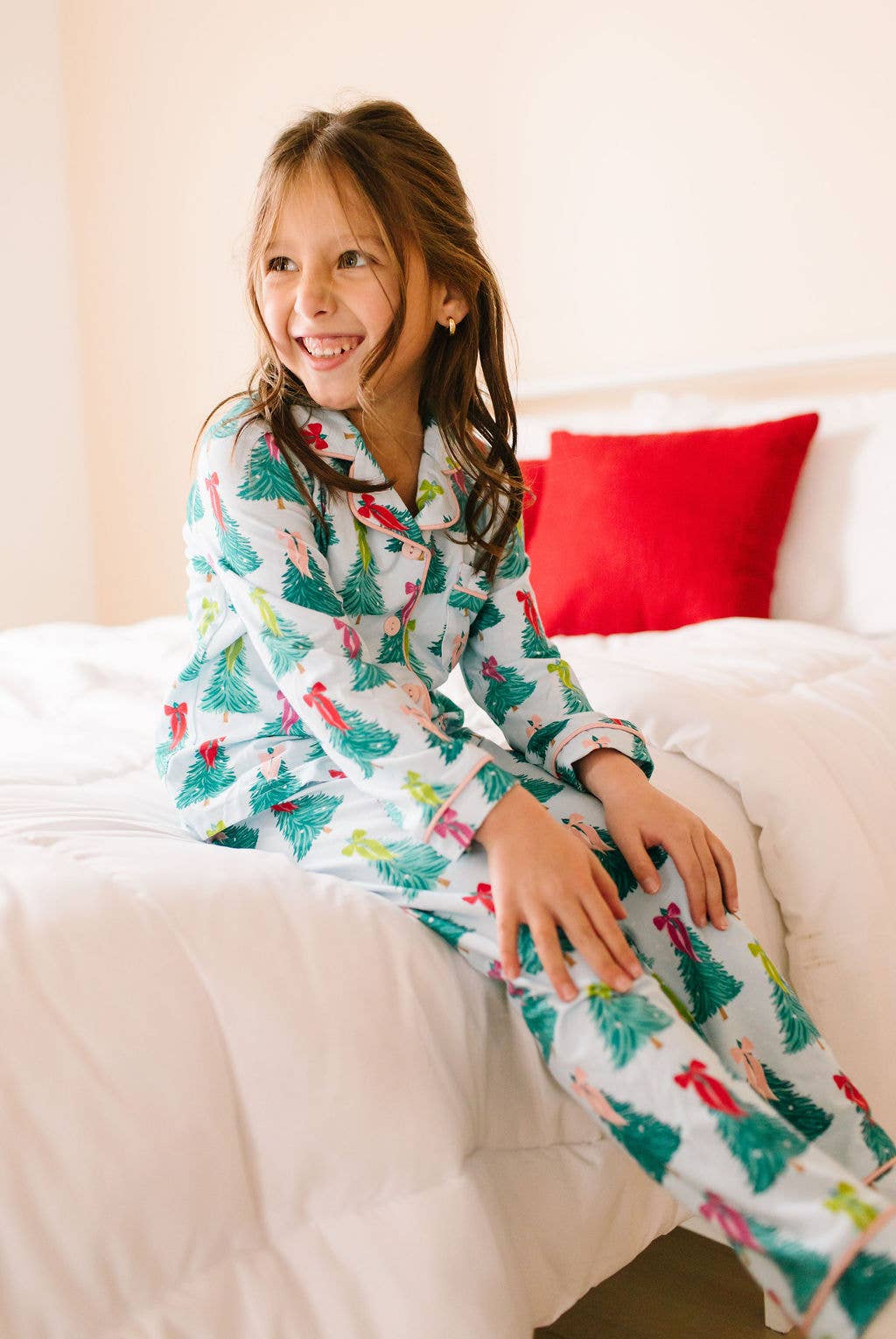 Bamboo Button Pajama Set | Trim The Tree