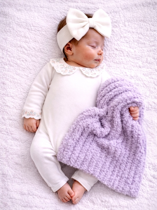 Phufy® Bliss Wave Mini Blanket, Lavender