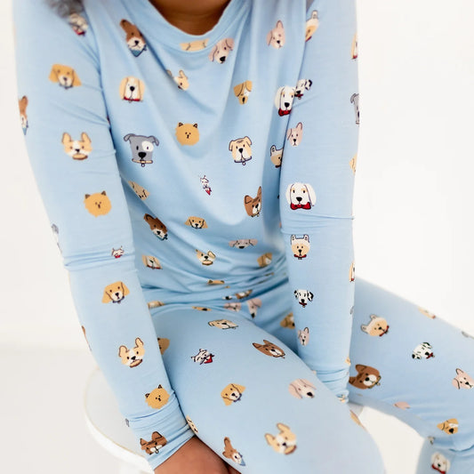 Two-Piece Bamboo Pajama Set | Dogs