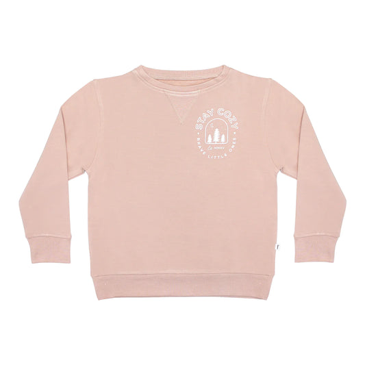 Stay Cozy French Terry Pullover | Pink