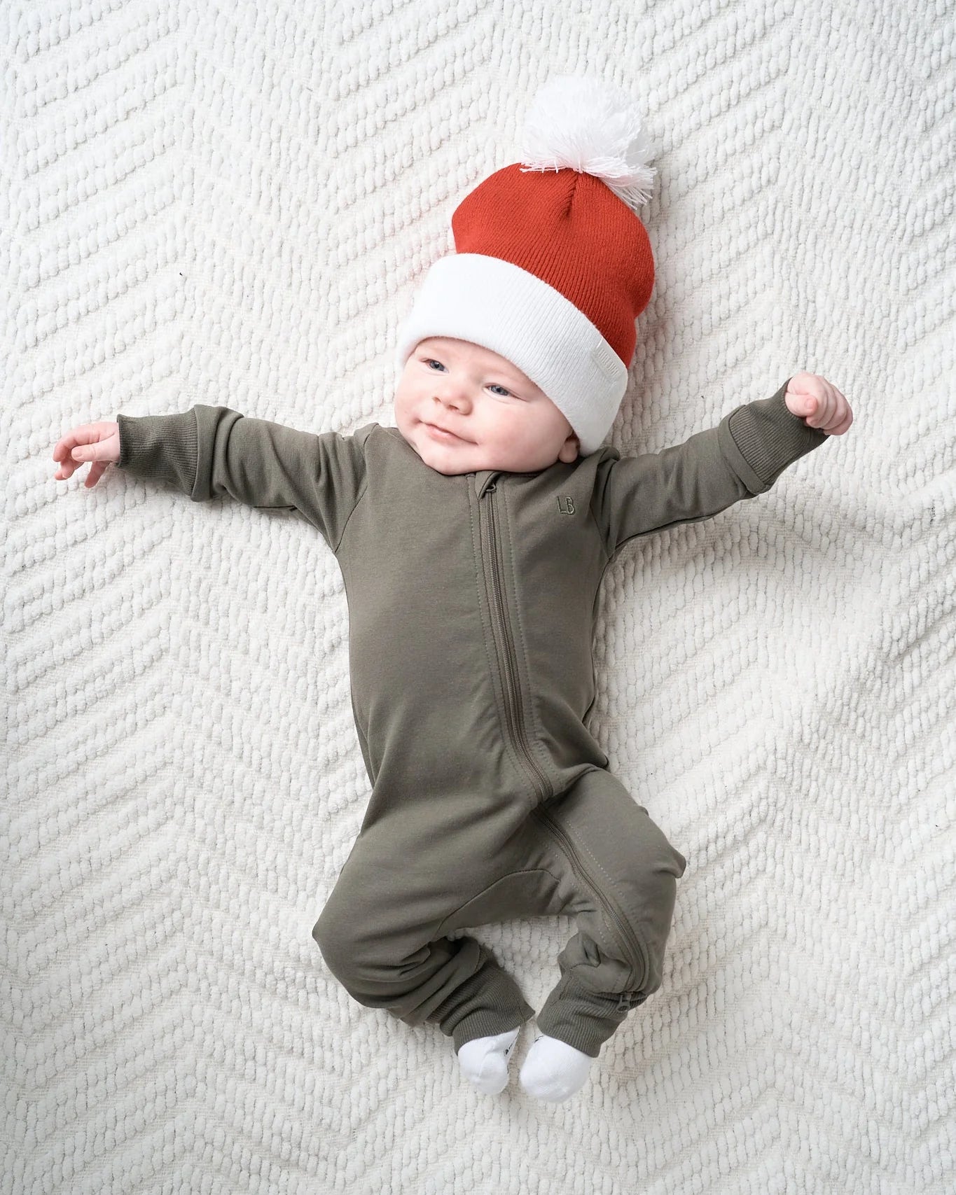 2-Way Zip Romper | Hunter