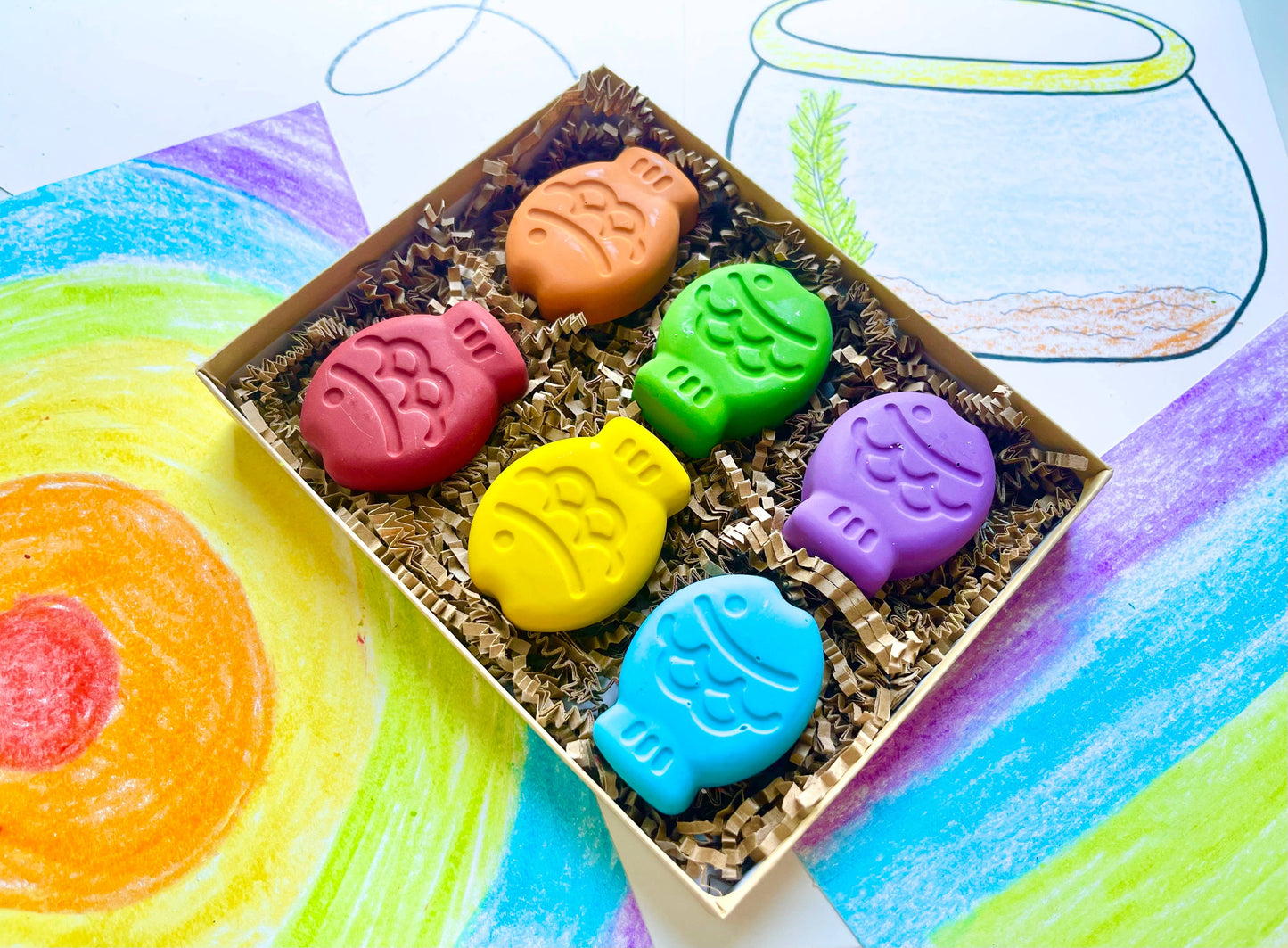 Fish Crayons Deluxe Gift Box