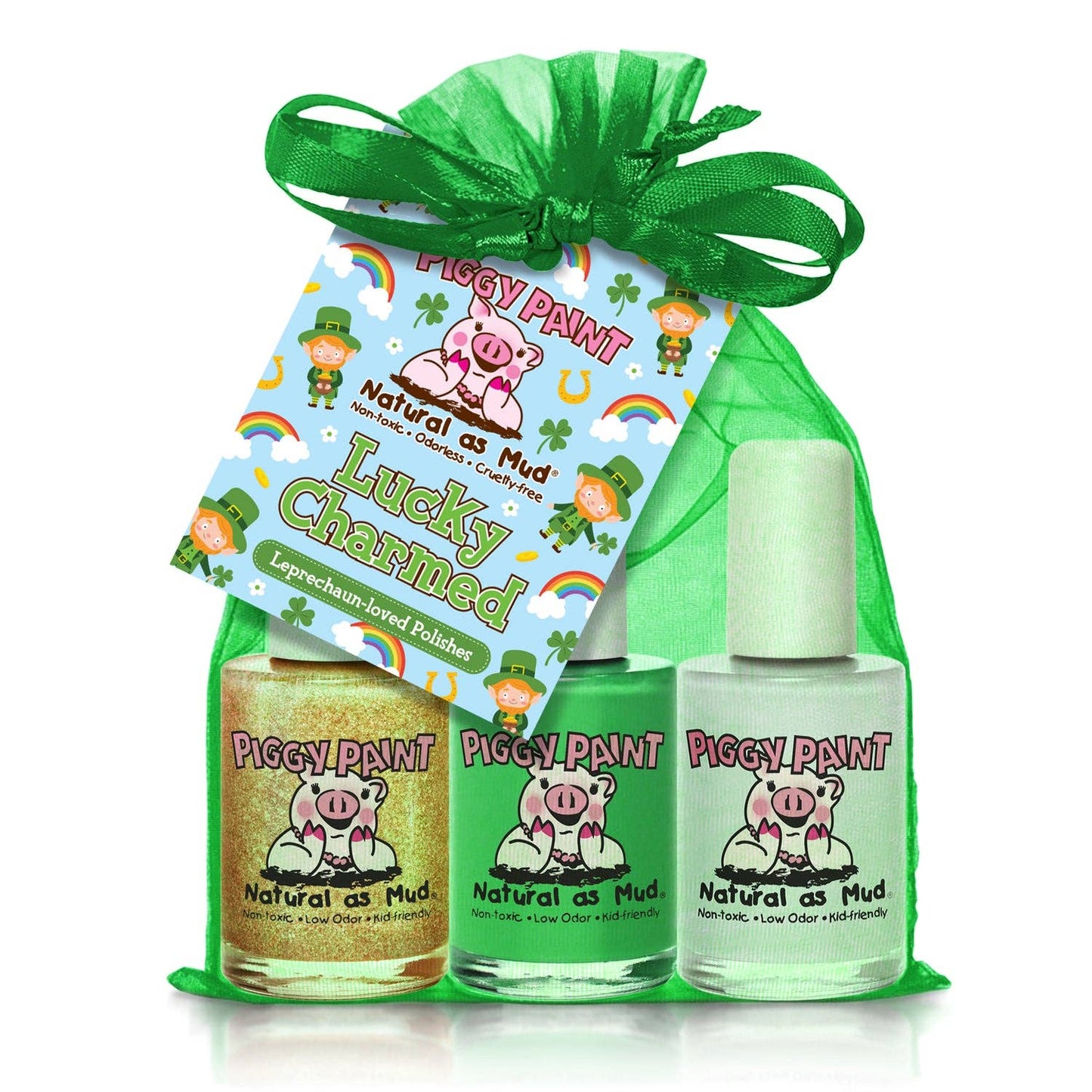 Lucky Charmed Non-toxic Nail Polish Gift Set