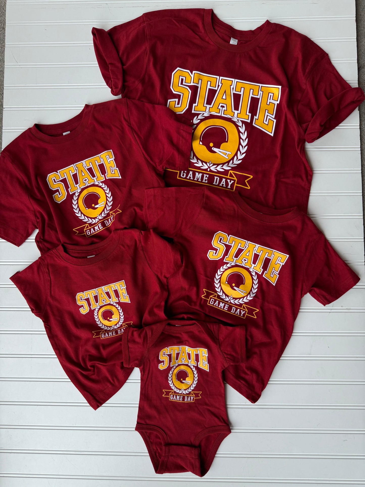 STATE Game Day T-Shirt | Garnet