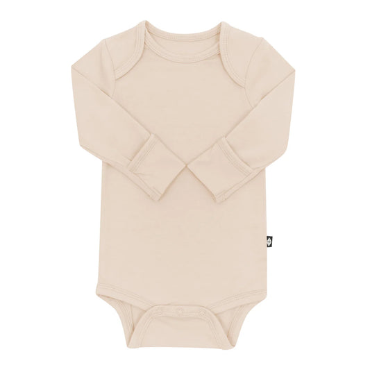 Bamboo Long Sleeve Bodysuit | Bisque