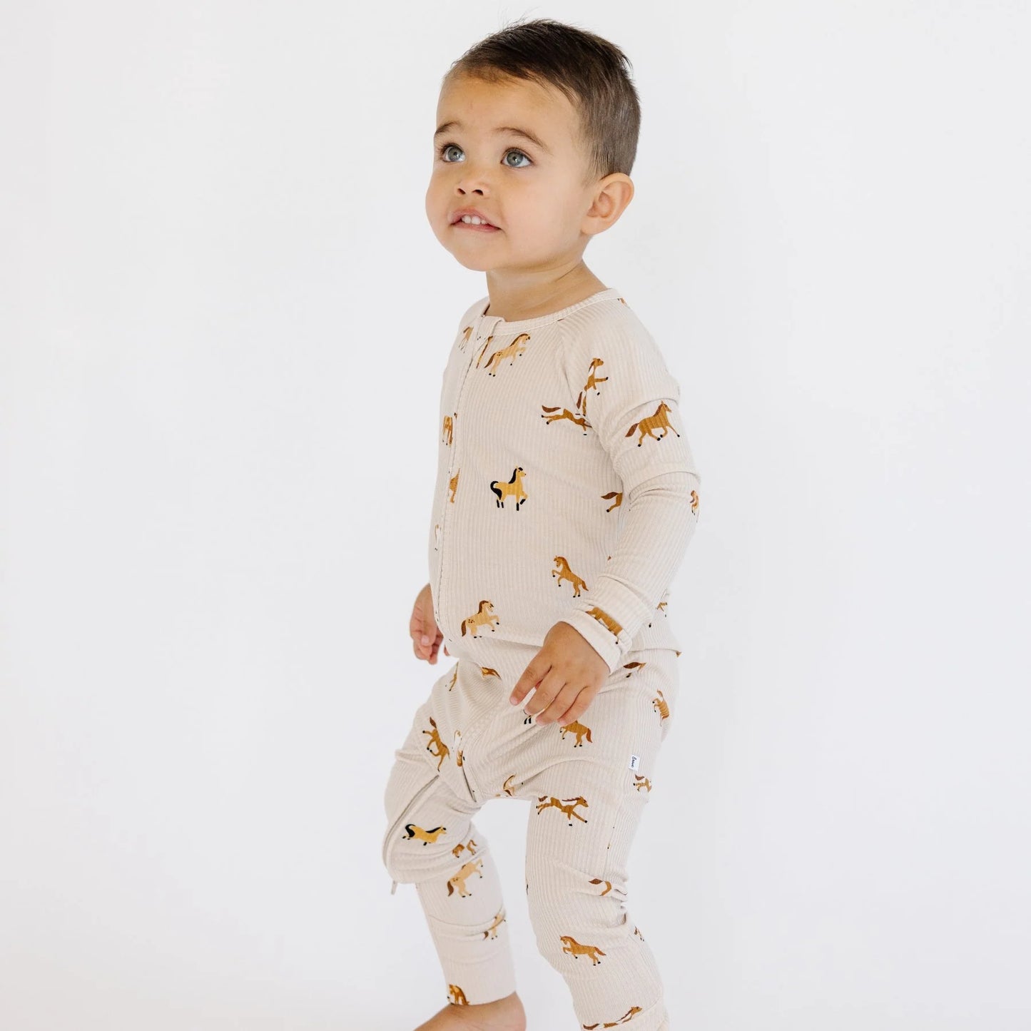 Bamboo Sleeper w/ Fold-Over Feet  | Horses