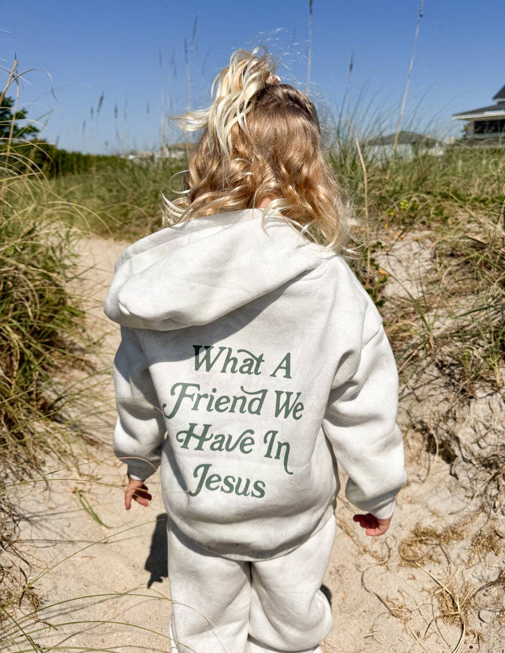 What a Friend in Jesus | Camo Kids Hoodie