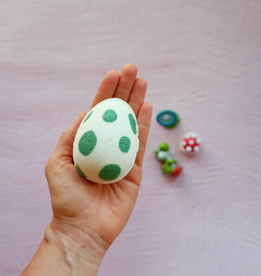 Yoshi Egg Bath Bomb (with toy inside!)
