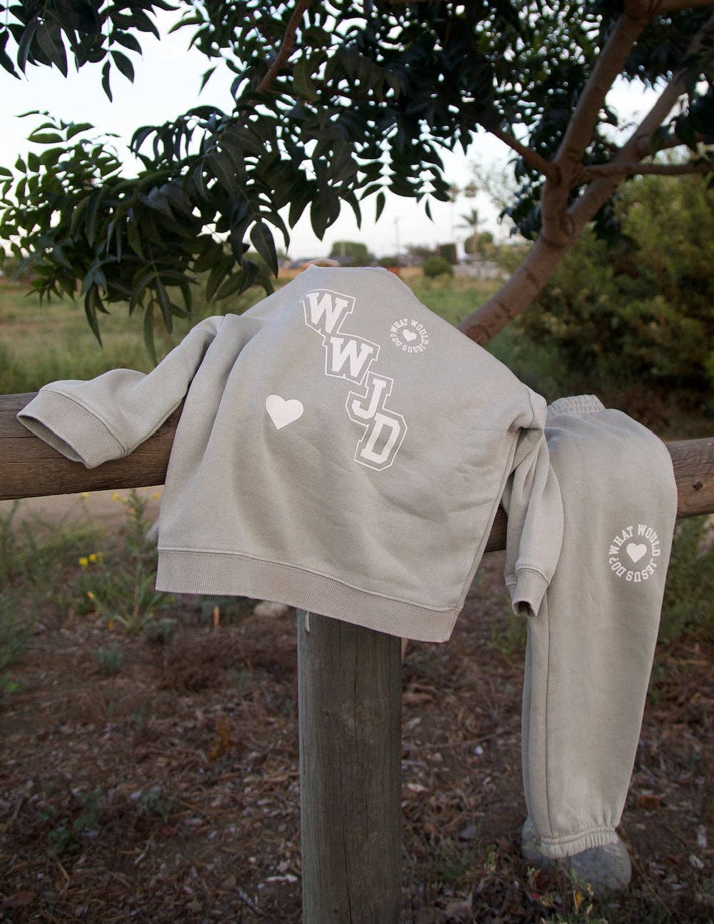 WWJD Varsity Kids Crewneck