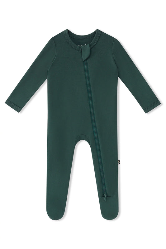 Bamboo Zippered Footie | Cypress