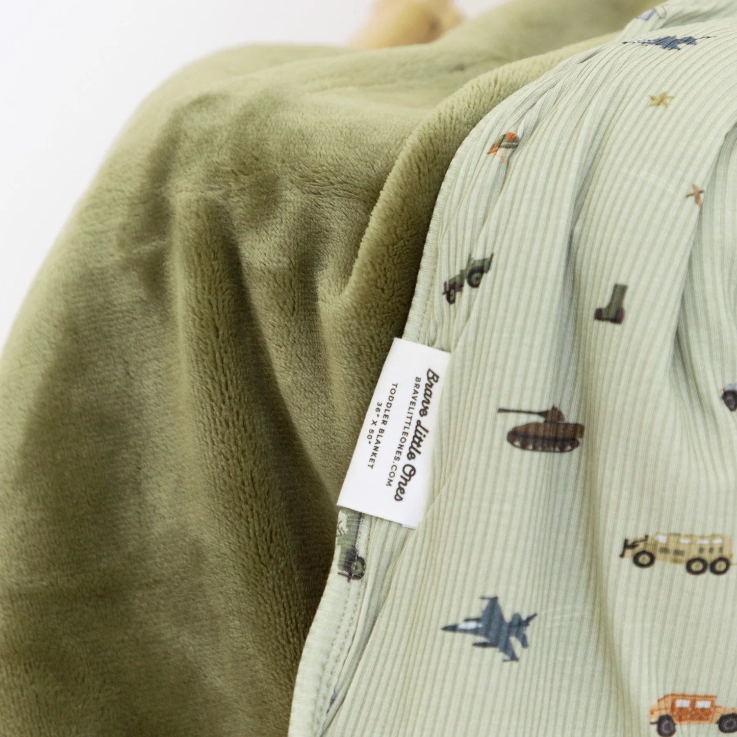 Military (Small Ribbed) | Bamboo Plush Blanket