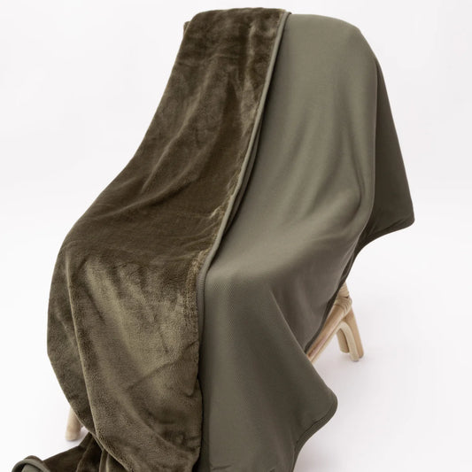 Olive | Bamboo Plush Blanket