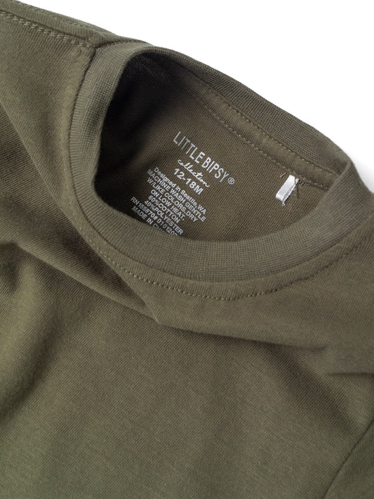 Elevated Tee | Dark Moss